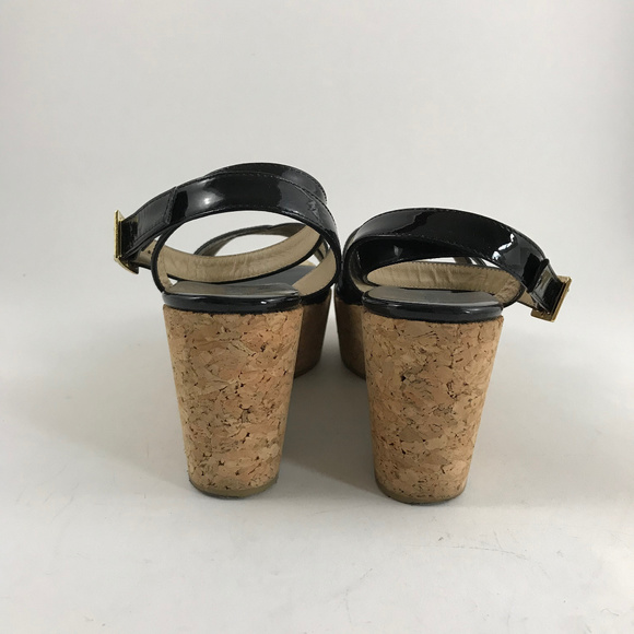 Jimmy Choo LIKE NEW Black Patent Leather Platforms - Picture 6 of 7